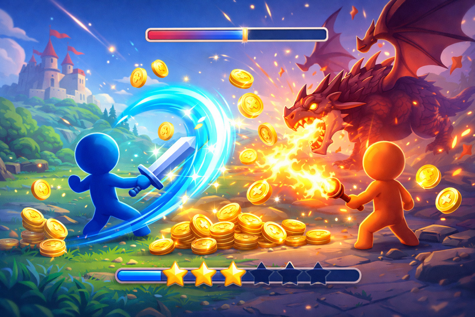 Hybrid casual mini-game example